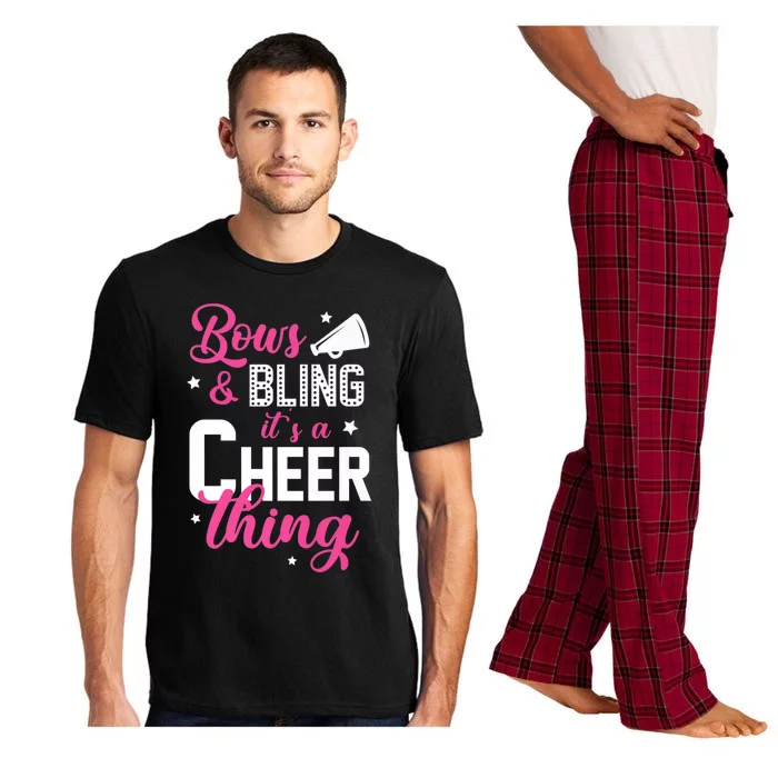 Bows And Bling It's A Cheer Thing Cheerleading Cheerleader Gift Pajama Set