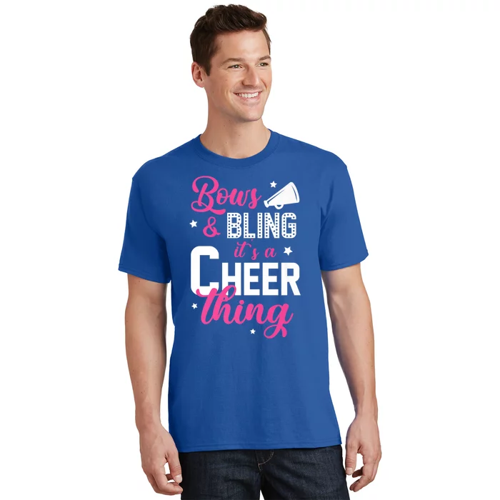 Bows And Bling It's A Cheer Thing Cheerleading Cheerleader Gift T-Shirt