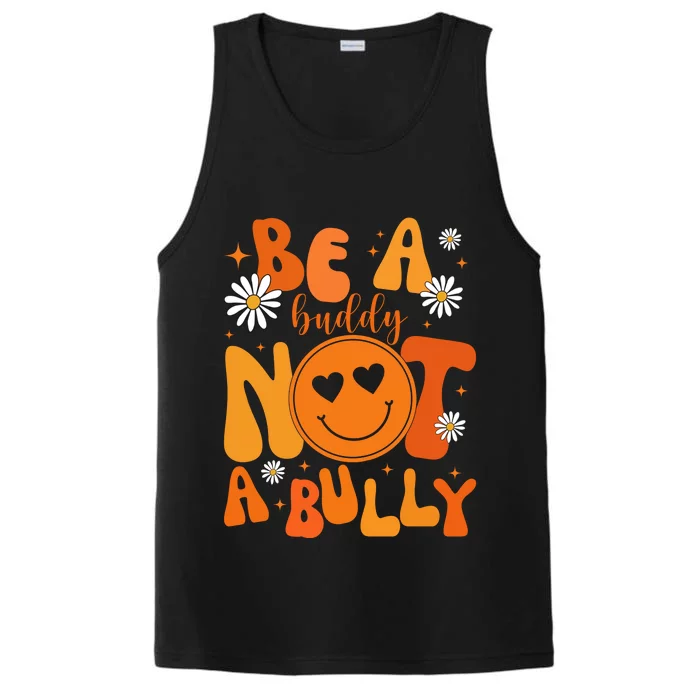 Be A Buddy Not A Bully Unity Day Anti Bullying Performance Tank