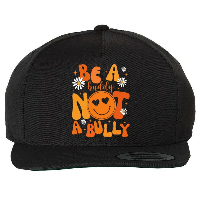 Be A Buddy Not A Bully Unity Day Anti Bullying Wool Snapback Cap