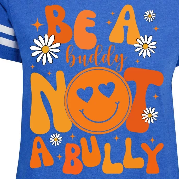 Be A Buddy Not A Bully Unity Day Anti Bullying Enza Ladies Jersey Football T-Shirt