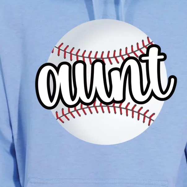 Baseball Aunt Baseball Fan Proud Baseball Auntie Gift Unisex Surf Hoodie