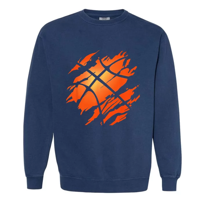 Basketball Apparel Basketball Garment-Dyed Sweatshirt