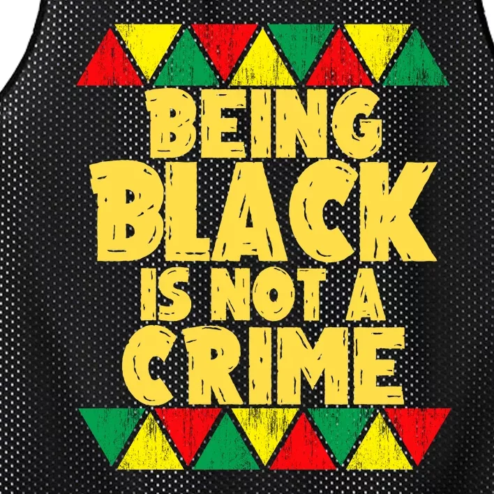 Being A Black Is Not A Crime Mesh Reversible Basketball Jersey Tank