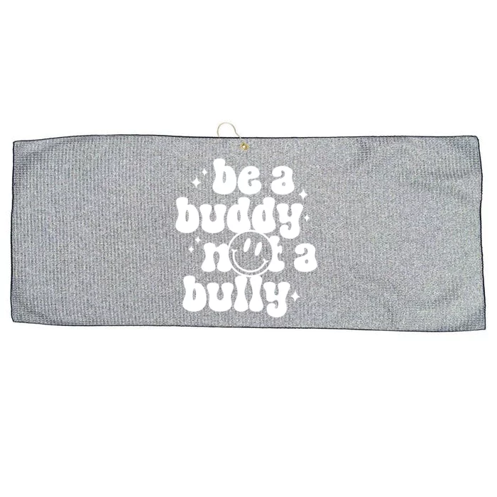 Be A Buddy Not A Bully Anti Bullying Unity Day Large Microfiber Waffle Golf Towel