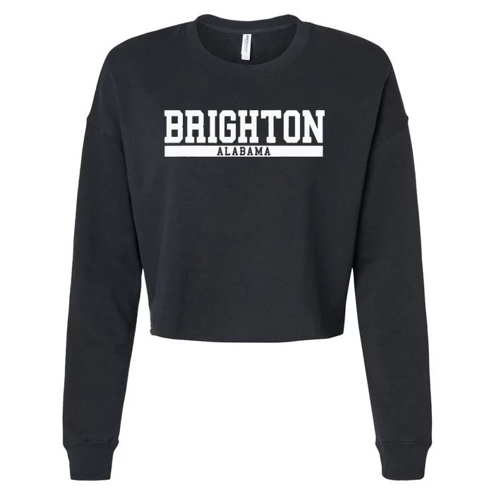 Brighton Alabama Cropped Pullover Crew