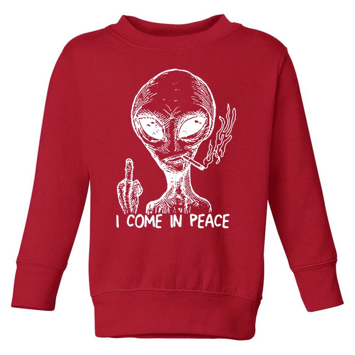 Because Aliens Toddler Sweatshirt