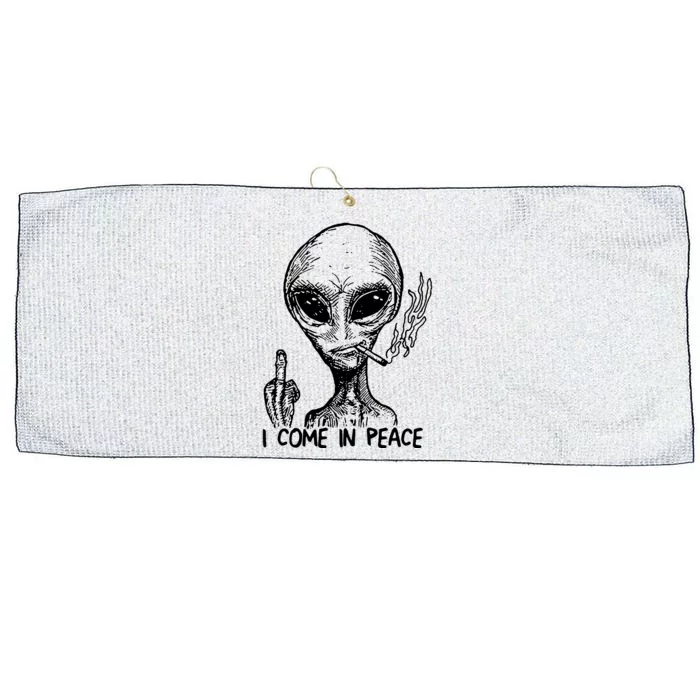 Because Aliens Large Microfiber Waffle Golf Towel