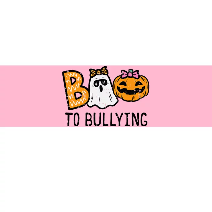 Boo Anti Bullying Funny Halloween Orange Unity Day Bumper Sticker