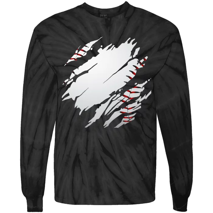 Baseball Apparel Baseball Tie-Dye Long Sleeve Shirt