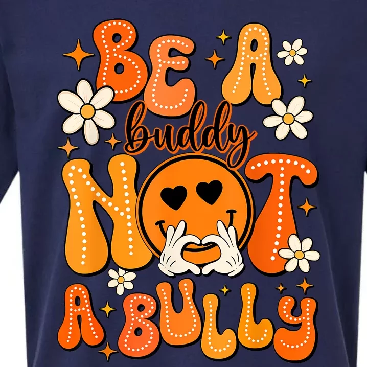 Be A Buddy Not A Bully Orange Anti Bullying Unity Day Sueded Cloud Jersey T-Shirt