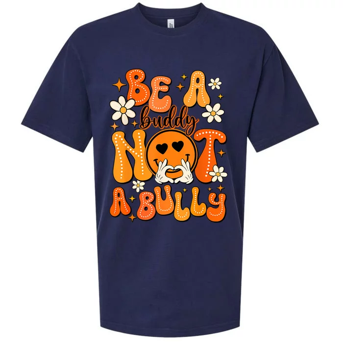 Be A Buddy Not A Bully Orange Anti Bullying Unity Day Sueded Cloud Jersey T-Shirt