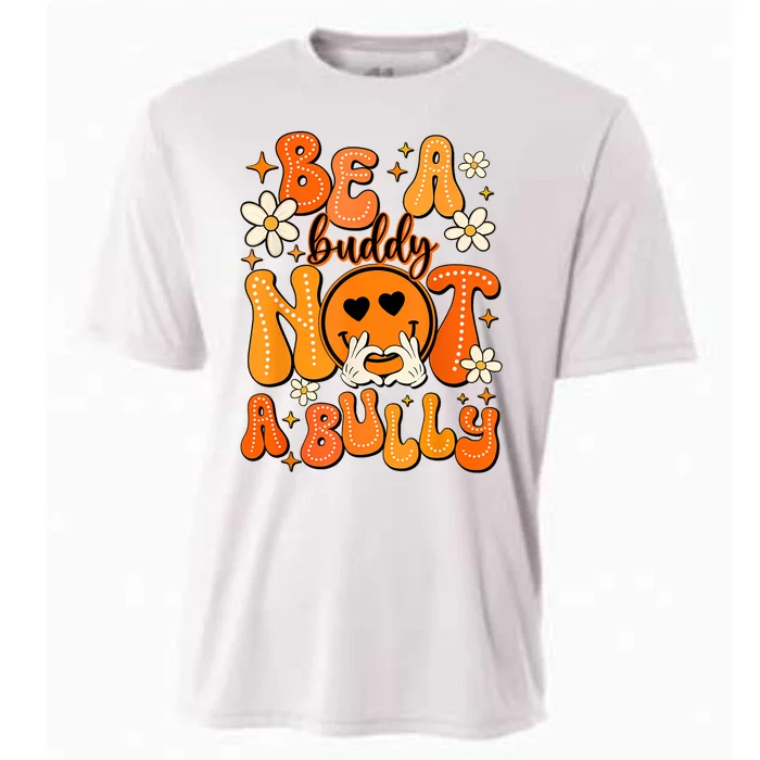 Be A Buddy Not A Bully Orange Anti Bullying Unity Day Cooling Performance Crew T-Shirt