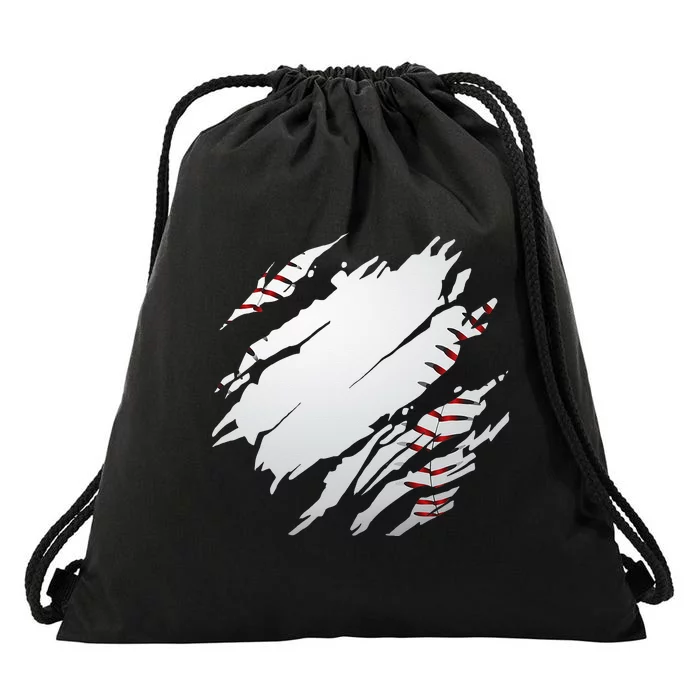 Baseball Apparel Baseball Drawstring Bag