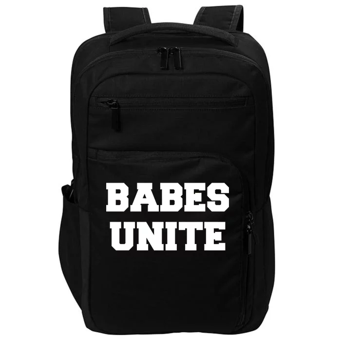 Babes Unite Womens Rights Feminist Impact Tech Backpack