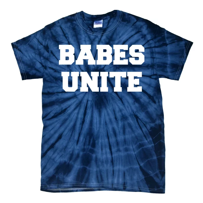 Babes Unite Womens Rights Feminist Tie-Dye T-Shirt