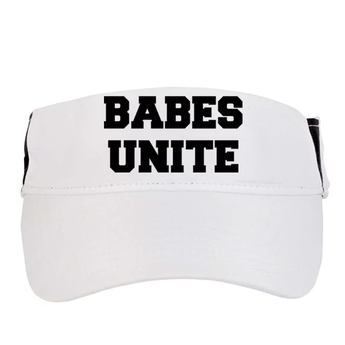 Babes Unite Womens Rights Feminist Adult Drive Performance Visor