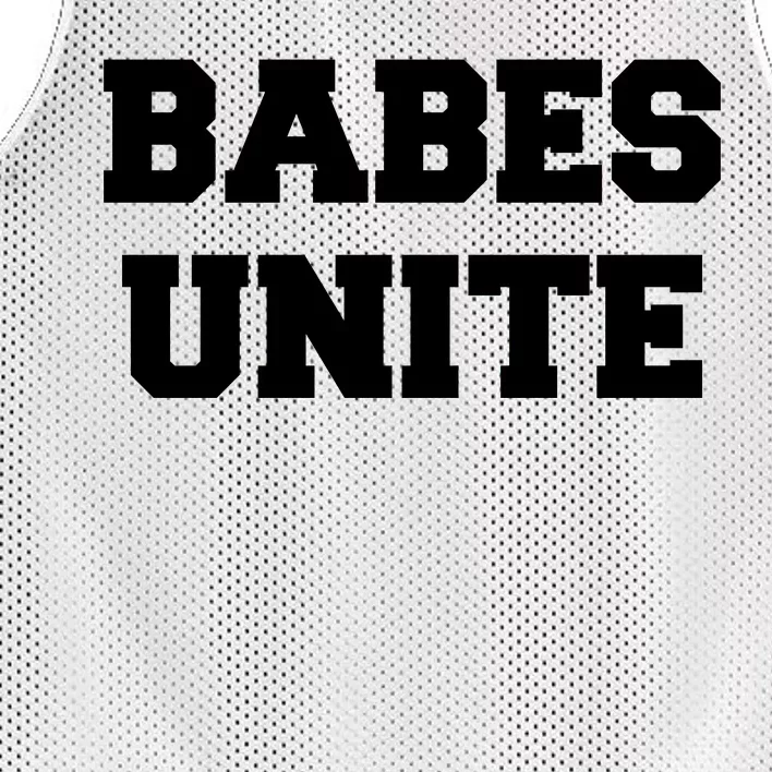 Babes Unite Womens Rights Feminist Mesh Reversible Basketball Jersey Tank