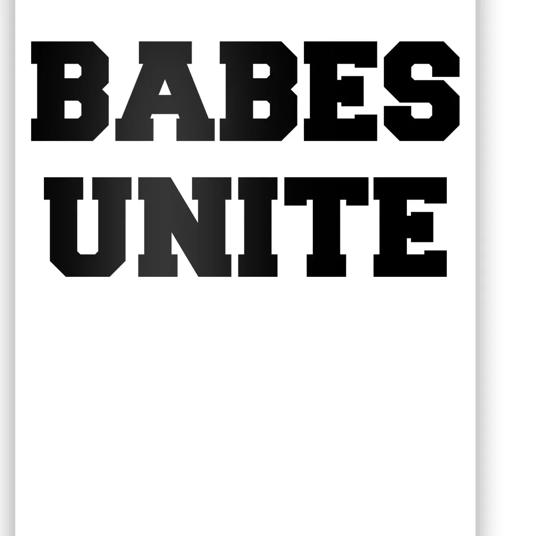 Babes Unite Womens Rights Feminist Poster