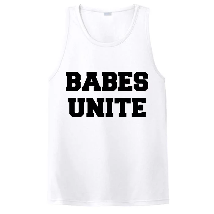 Babes Unite Womens Rights Feminist Performance Tank