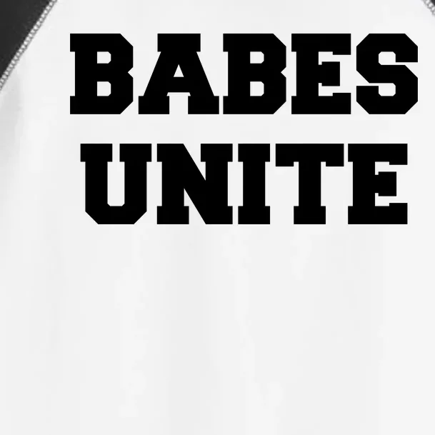 Babes Unite Womens Rights Feminist Toddler Fine Jersey T-Shirt