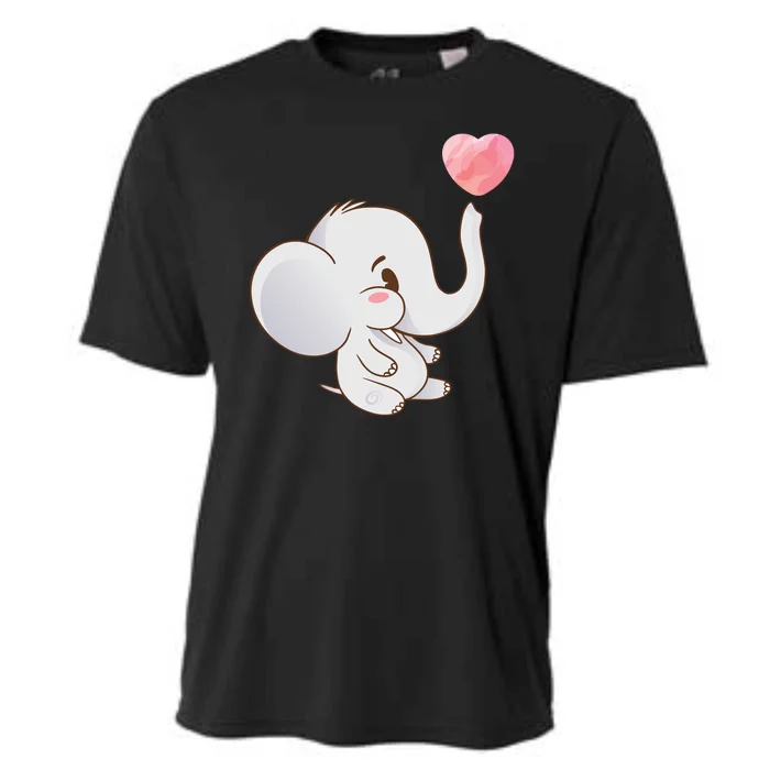 Baby Cute Elephant Cooling Performance Crew T-Shirt