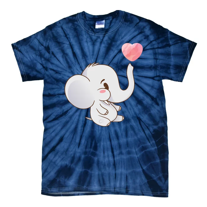 Baby Cute Elephant Tie-Dye T-Shirt