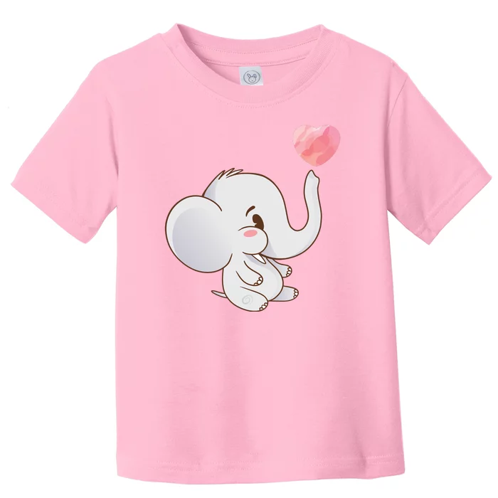 Baby Cute Elephant Toddler T-Shirt