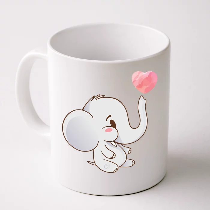 Baby Cute Elephant Front & Back Coffee Mug