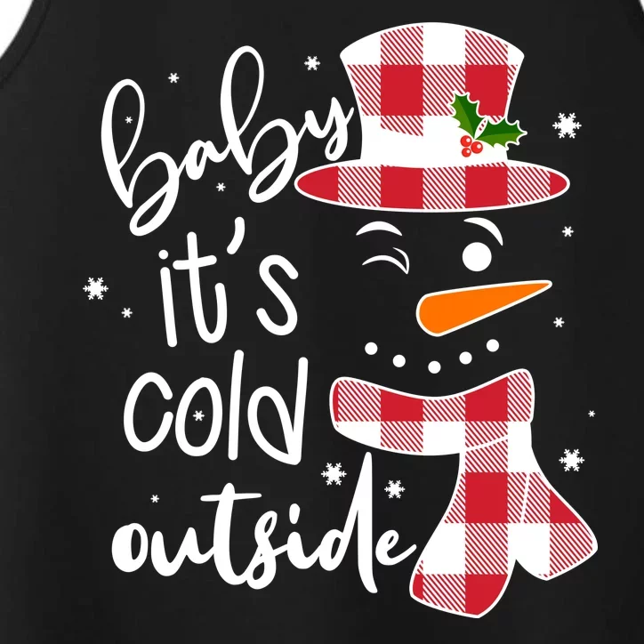 Baby It's Cold Outside Snowman Performance Tank