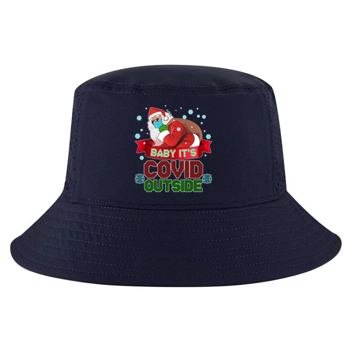 Baby It's Covid Outside Funny Christmas Cool Comfort Performance Bucket Hat