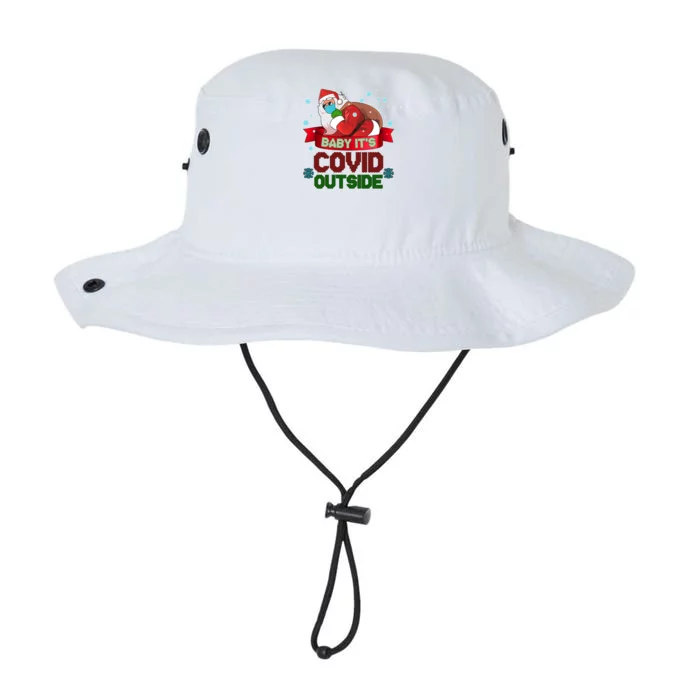 Baby It's Covid Outside Funny Christmas Legacy Cool Fit Booney Bucket Hat