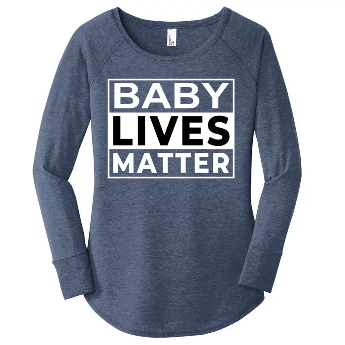 Baby Lives Matter Women's Perfect Tri Tunic Long Sleeve Shirt