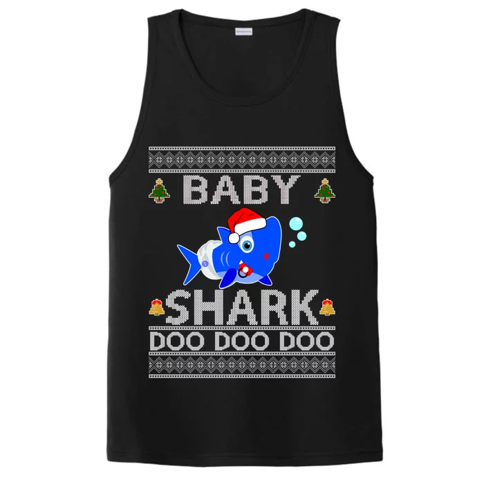 Baby Shark Doo Doo Cute Ugly Christmas Performance Tank