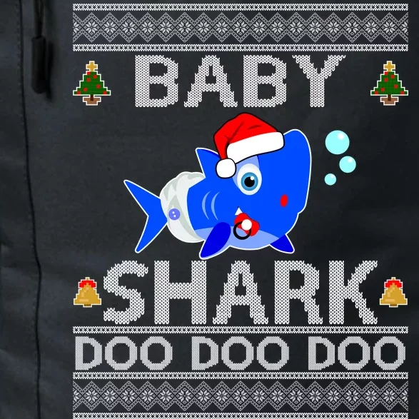 Baby Shark Doo Doo Cute Ugly Christmas Daily Commute Backpack