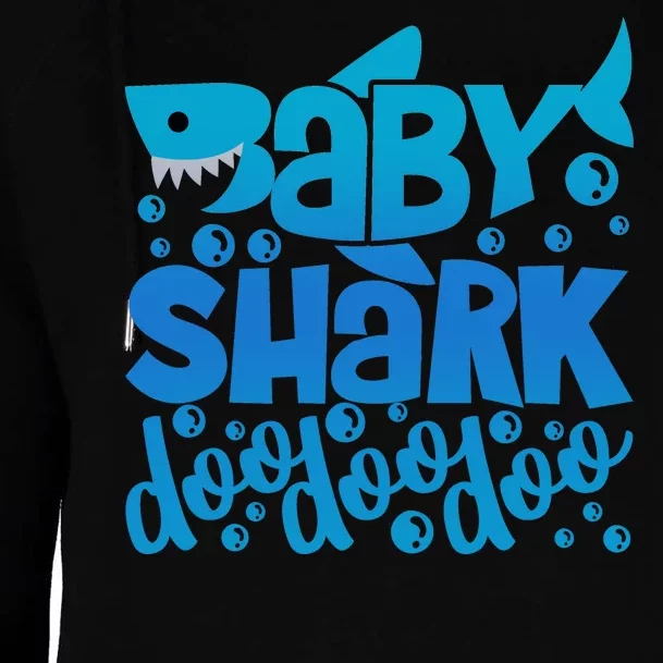 Baby Shark Doo Doo Doo Cute Womens Funnel Neck Pullover Hood