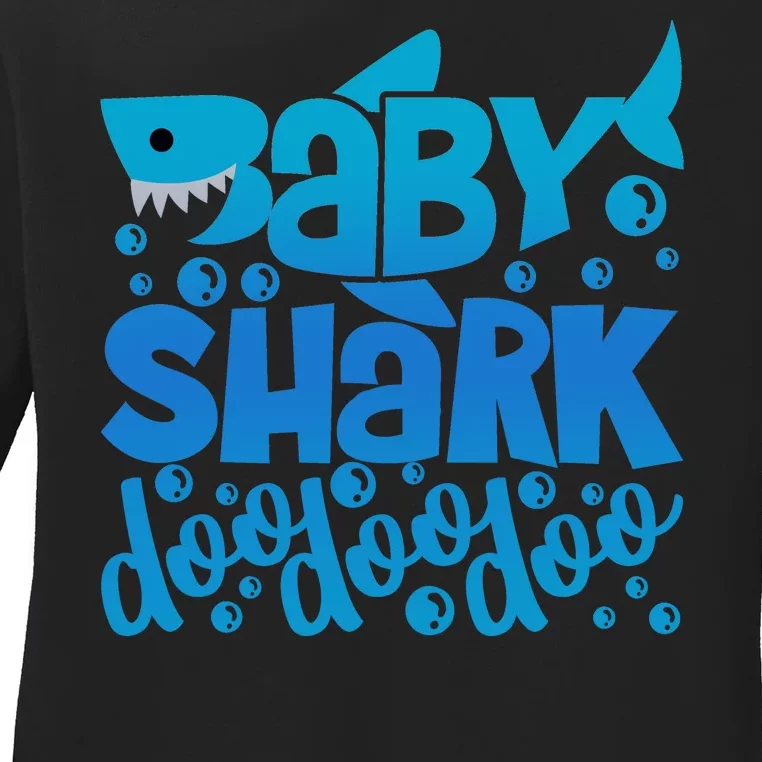 Baby Shark Doo Doo Doo Cute Ladies Long Sleeve Shirt