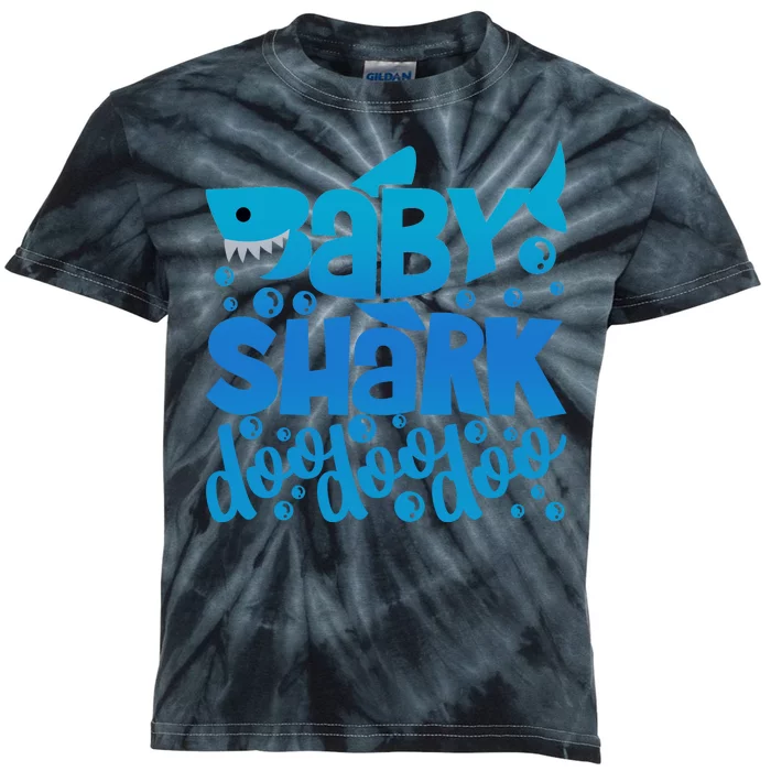 Baby Shark Doo Doo Doo Cute Kids Tie-Dye T-Shirt