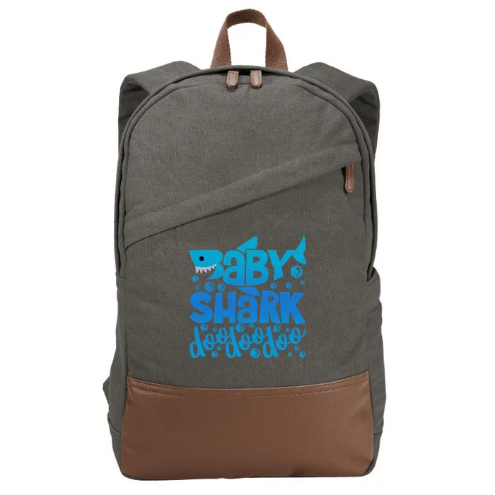 Baby Shark Doo Doo Doo Cute Cotton Canvas Backpack