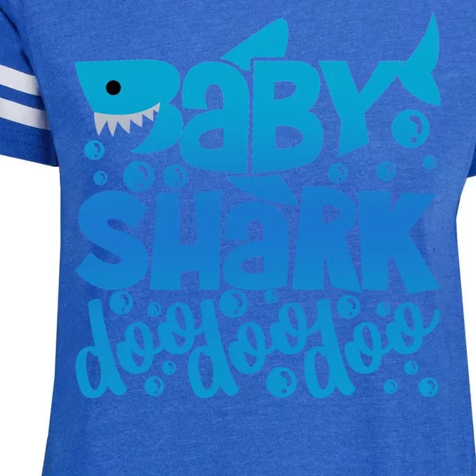 Baby Shark Doo Doo Doo Cute Enza Ladies Jersey Football T-Shirt