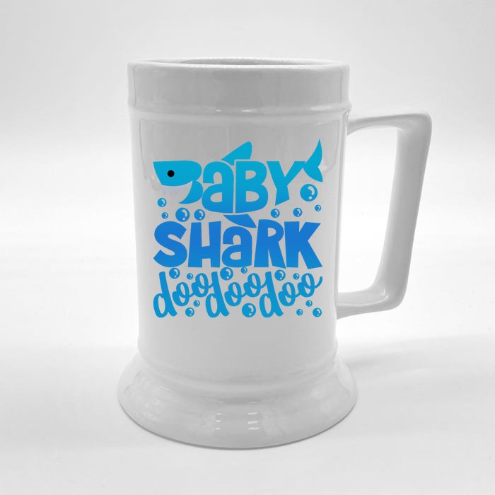 Baby Shark Doo Doo Doo Cute Front & Back Beer Stein