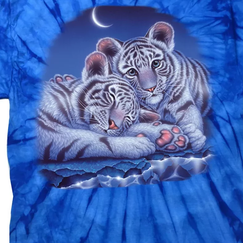 Baby Tigers Moon Tie-Dye T-Shirt