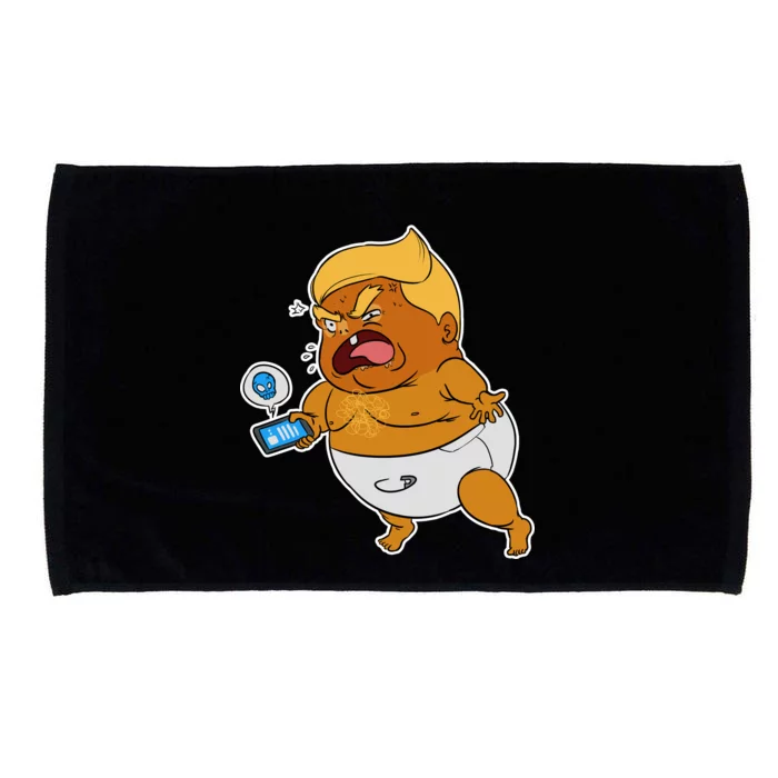 Baby Trump Crying Tweet Microfiber Hand Towel