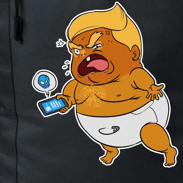 Baby Trump Crying Tweet Daily Commute Backpack