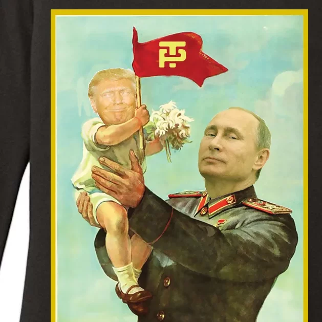 Baby Trump Putin Womens CVC Long Sleeve Shirt