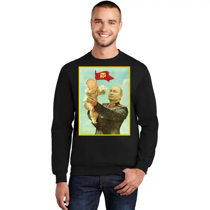 Baby Trump Putin Tall Sweatshirt