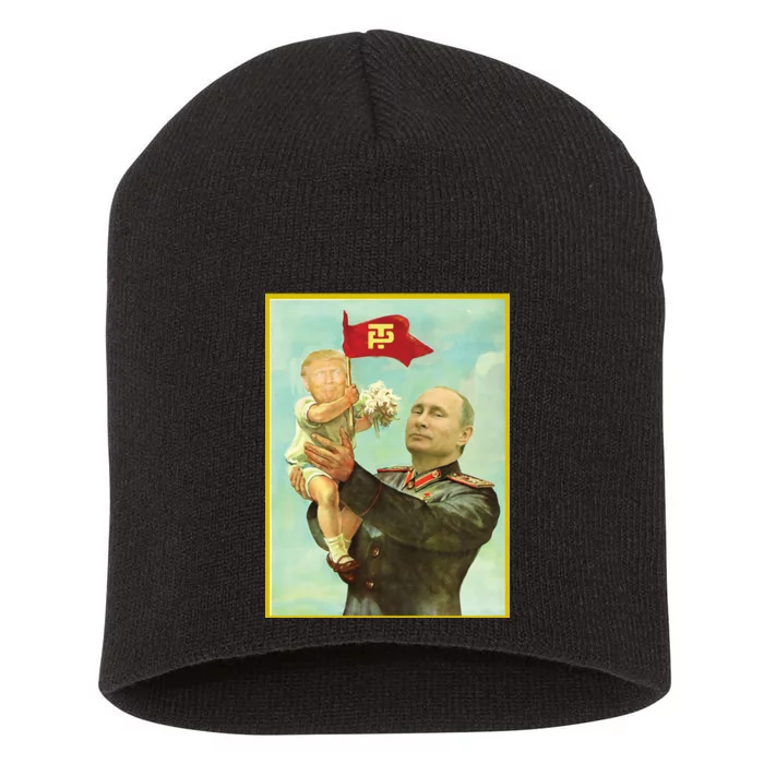 Baby Trump Putin Short Acrylic Beanie