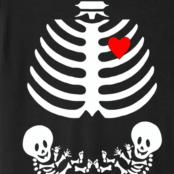 Baby Twins Skeleton Halloween Costume ChromaSoft Performance T-Shirt