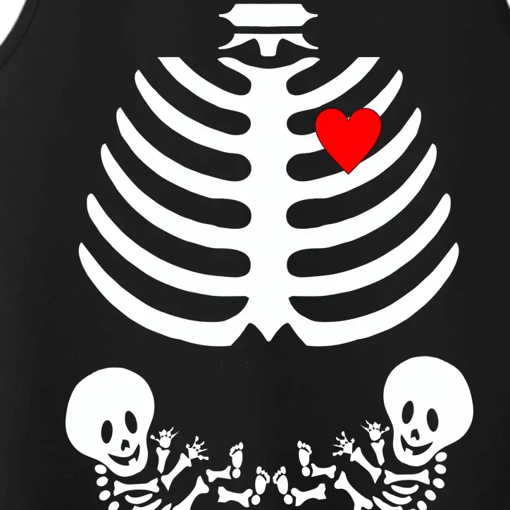 Baby Twins Skeleton Halloween Costume Performance Tank