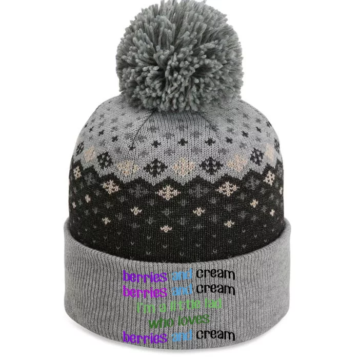 Berries And Cream The Baniff Cuffed Pom Beanie